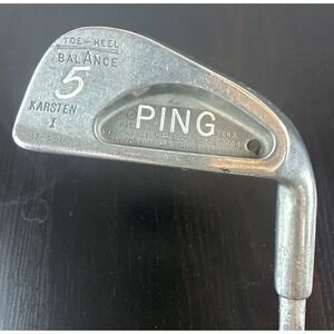 Ping Karsten I Toe-Heel Balance Black Dot‎ 5 Iron Steel RH 37.5"L